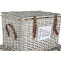 Miniatyrbilde 2 av 4: Kistesett Home ESPRIT Naturell flettet 67 x 45 x 46 cm