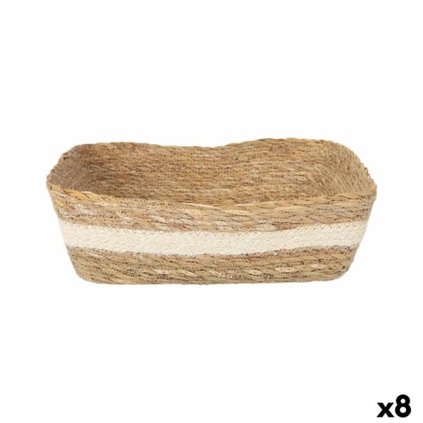 Oppbevaringsboks Privilege Privilege flettet Rektangulær 30 x 23 x 9 cm (8 enheter)