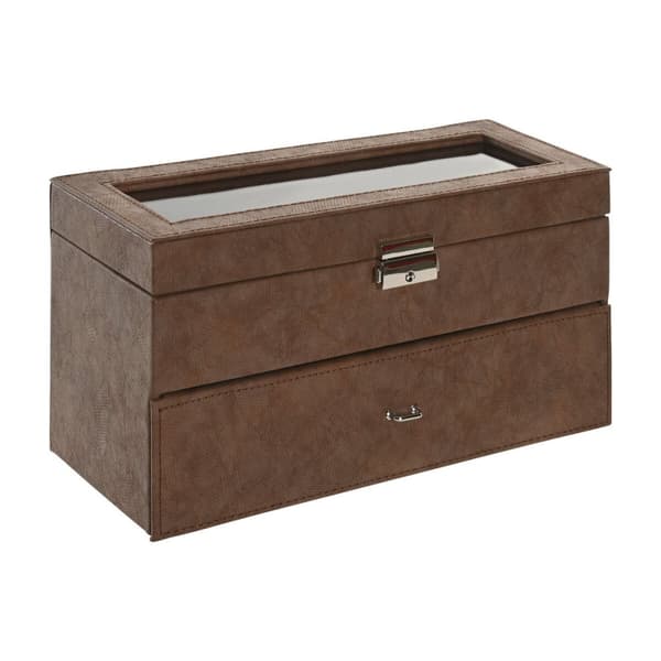 Korurasia Home ESPRIT Ruskea Polyuretaani Kristalli Puu MDF 27,5 X 11 X 15,5 CM