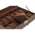 Miniatyrbilde 2 av 4: Smykkeskrin Home ESPRIT Brun Polyuretan Krystall Tre MDF 30 x 20 x 8 cm