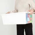 Miniatyrbilde 4 av 7: Oppbevaringsboks med Lokk Curver Hvit Plast 26 L 55 x 19 x 35 cm (7 enheter)