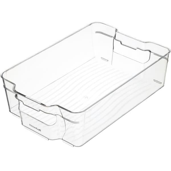 Förvaringslåda - KitchenCraft - 31,5 x 21 x 9 cm - Transparent - Plast - Praktisk