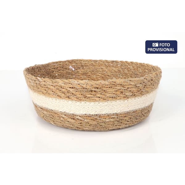Säilytyslaatikko kannella Privilege Privilege korihuonekalut Pyöreä Ø 27 x 9 cm (8 osaa)