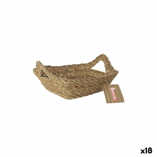 Opbevaringsboks Privilege flet 17 x 17 x 7 cm (18 enheder)