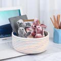 Miniatyrbillede 2 af 7: Moorle opbevaringskurv 2 stk sæt, opbevaring bade tilbehør, baby puslebord arrangør