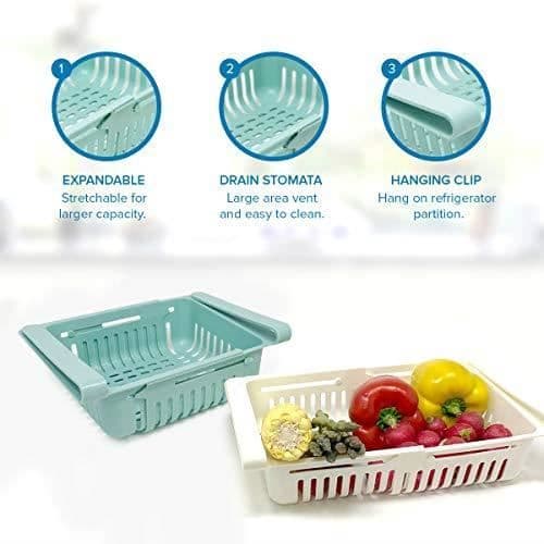 Kylskåp - joeji's Kitchen - Set om 2 - Ventilation - Lätt plast - 20x16x7 cm