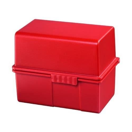 Plastkortbricka HAN 975-17 för ca. 450 A5-kort - Röda