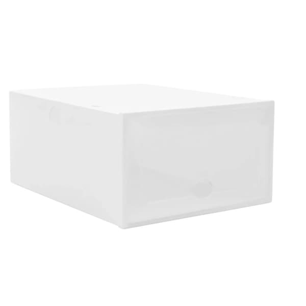 Skoopbevaringskasser, Pladsbesparende Design, Stabelbare, Holdbart Materiale,Klar