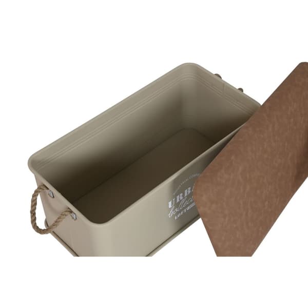 Arkkusetti Home ESPRIT Polyuretaani Metalli Kaupunki 69,5 X 36,5 X 38,5 cm (3 osaa)