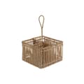Pikkukuva 1 / 4: Aterinkori DKD Home Decor Ruskea Rauta Rottinki Trooppinen 19 x 19 x 30 cm