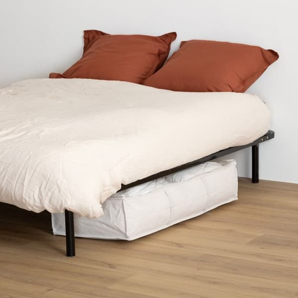 5five - förvaringsfack "groomy" under säng beige 100x20cm