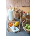 Miniatyrbild 2 av 4: Bestickkorg DKD Home Decor Brun Järn Rattan Tropiskt 19 x 19 x 30 cm