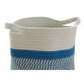Miniatyrbillede 2 af 3: Kurv DKD Home Decor Blå Sort Beige Grå 25 x 25 x 20 cm (4 Dele)