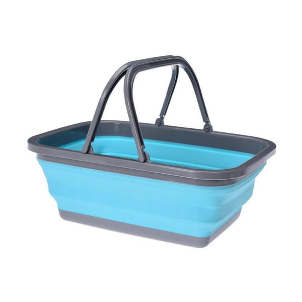 Sammenfoldelig tøjkurv Ultra Clean polypropylen Plastik 39 x 27 x 28 cm 39 x 27 x 14,5 cm