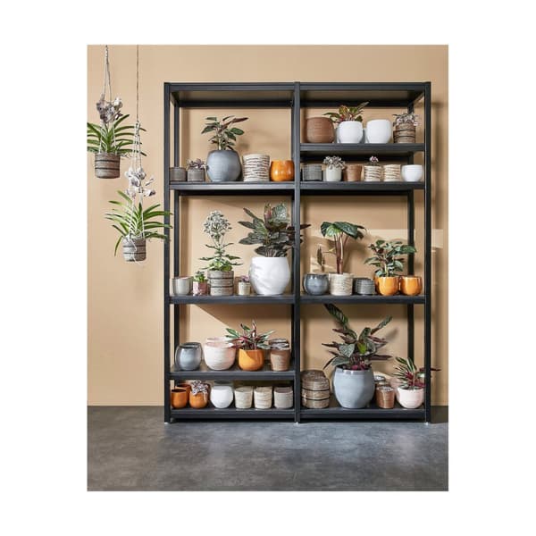 Set med kurve Mica Decorations 3 Dele Brun flet
