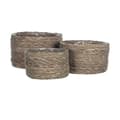 Miniatyrbillede 1 af 10: Set med kurve Mica Decorations 3 Dele Brun flet