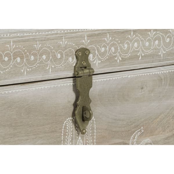 Kiste DKD Home Decor Mangotræ Træ MDF 78 x 43 x 45 cm