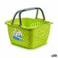 Miniatyrbillede 1 af 4: Vasketøjskurv Stefanplast PR163P Brun Plastik 18 L 39 x 21,5 x 39 cm Med håndtag (30 enheder)