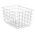 Miniatyrbillede 2 af 2: Multibrug kurv Kinvara W5759K-L CHROME Sølvfarvet Sølv Metal 38 x 21 x 26 cm Rektangulær (6 enheder)