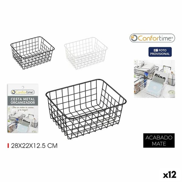 Multibrug kurv Confortime 28 x 22 x 12,5 cm (12 enheder)