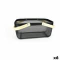Miniatyrbillede 1 af 3: Multibrug kurv Confortime Træ Metal 40 x 28 x 18 cm (6 enheder)
