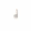 Miniatyrbillede 1 af 5: Holder til garderobestang Stor Planet Cintacor Hvid Oval 15 x 25 mm (2 enheder)