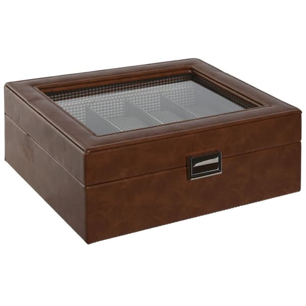 Smykkeskrin Home ESPRIT Brun Krystal 26 x 20 x 9 cm