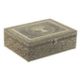 Miniatyrbillede 3 af 4: Smykkeskrin Home ESPRIT Hvid Champagne Træ Aluminium 22,5 x 17,5 x 7,6 cm