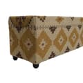 Miniatyrbillede 5 af 8: Kiste Home ESPRIT Beige Sennep Bomuld 120 x 40 x 45 cm