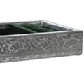 Miniatyrbillede 3 af 3: Smykkeskrin Home ESPRIT Grøn Sølvfarvet Træ Aluminium 25 x 15 x 5 cm