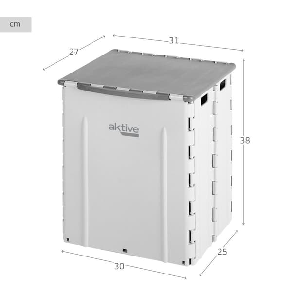 Skraldespand Aktive polypropylen TPR 31 x 38 x 27 cm (6 enheder)