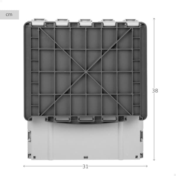 Skraldespand Aktive polypropylen TPR 31 x 38 x 27 cm (6 enheder)