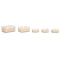 Miniatyrbillede 4 af 4: Vasketøjskurv Home ESPRIT Natur flet Shabby Chic 48 x 38 x 22 cm 5 Dele