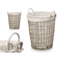 Miniatyrbillede 3 af 5: Kurv Kipit HX30550 Grå Polyester Klæde polypropylen Jern Plastik 50 % bomuld 46 x 59 x 43 cm (6 enheder)