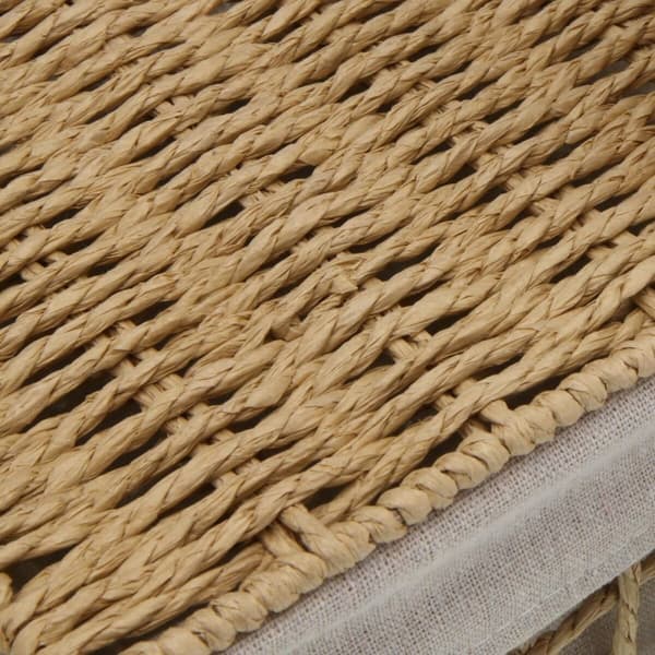 Tvättkorg Versa Nadir Brun Havsalger 23 x 12,5 x 23 cm