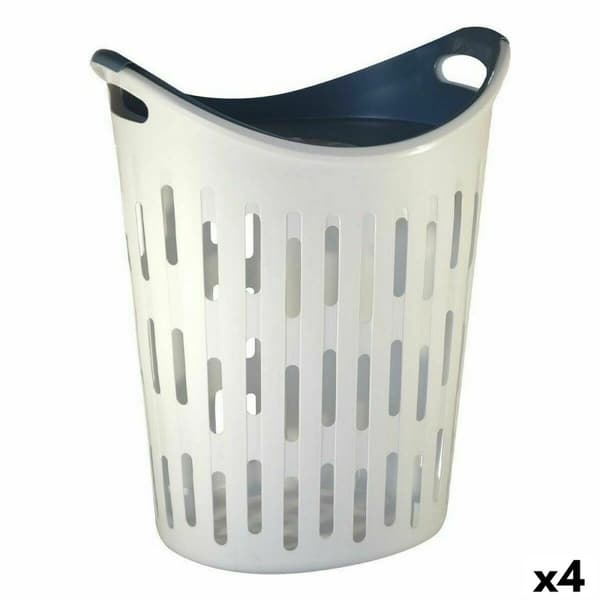 Tvättkorg Vit Bricka 60 L (4 antal)