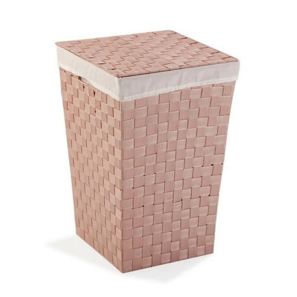 Vasketøjskurv Tekstil (33 x 52 x 33 cm) - Grå
