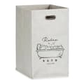 Miniatyrbillede 1 af 2: Multibrug kurv Berilo Relax Bath Hvid Pap 60 L 35 x 57 x 35 cm Foldbar