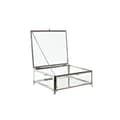 Miniatyrbillede 3 af 4: Smykkeskrin DKD Home Decor Gennemsigtig Sølvfarvet Metal Krystal 25 x 21 x 10 cm
