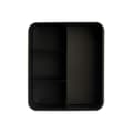 Miniatyrbild 3 av 4: Multifunktionell korg Bestick Svart Metall 18 x 13,3 x 15,3 cm (6 antal)