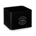 Miniatyrbild 2 av 4: Multifunktionell korg Bestick Svart Metall 18 x 13,3 x 15,3 cm (6 antal)