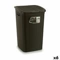 Miniatyrbillede 1 af 3: Vasketøjskurv Stefanplast Elegance Brun Plastik 50 L 36,5 x 54,5 x 38 cm (6 enheder)