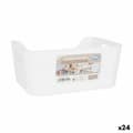 Miniatyrbillede 1 af 5: Multibrug kurv Confortime Hvid 24 x 16,5 x 10 cm (24 enheder)