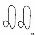 Pikkukuva 1 / 4: Hangers Musta Metalli Setti 2 Kappaletta (6 osaa)