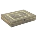 Miniatyrbild 3 av 4: Smyckeskrin Home ESPRIT Vit Champagne Trä Aluminium 27,5 x 20 x 5,4 cm