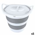 Miniatyrbillede 1 af 2: Spand Aktive TPR 44,5 x 40,5 x 40,5 cm Foldbar (2 enheder)