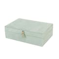 Miniatyrbillede 2 af 2: Smykkeskrin Versa Grøn Polyester Pap Spejl 16 x 7,8 x 25 cm