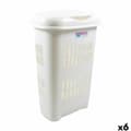 Miniatyrbillede 1 af 3: Spandbeholder Tontarelli Hvid 55 L 46 x 34 x 64 cm (6 enheder)