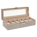 Miniatyrbillede 1 af 3: Smykkeskrin Home ESPRIT Grå Mørkegrå Polyuretan Træ MDF 30 x 10 x 8 cm