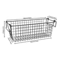 Miniatyrbillede 1 af 2: Opbevaringskurve, Stabelbart Design, Holdbart Jernmateriale,4Stk